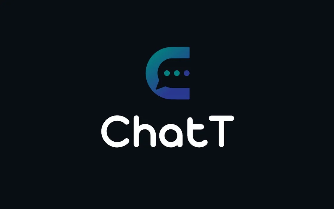 ChatT logo on a dark background.
